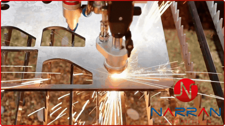 Fiber laserové řezání plechu – proces řezání na stroji Gweike LF3015GAR