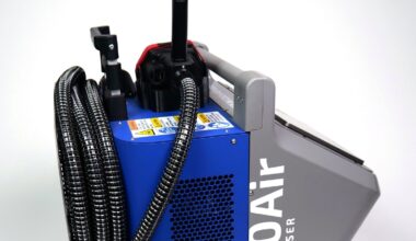 Čisticí laser ROD 500 Air 500 W – boční pohled